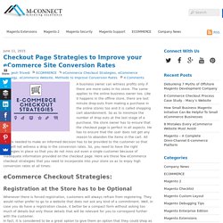 Checkout Page Strategies to Improve your eCommerce Site Conversion Rates