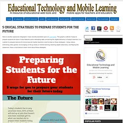 5 Crucial Strategies to Prepare Students for The Future
