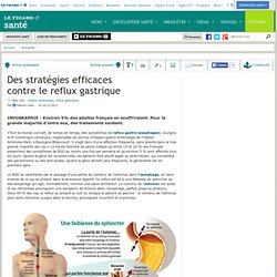 Des stratégies efficaces contre le reflux gastrique