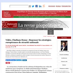 Chatham House : Repenser les stratégies européennes de sécurité nationale