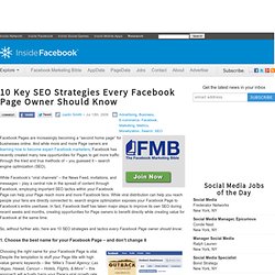 10 Key SEO Strategies Every Facebook Page Owner Should Know