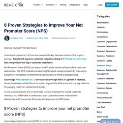 8 Proven Strategies to Improve Your Net Promoter Score (NPS)