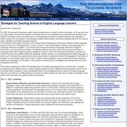 Strategies for English Language Learners