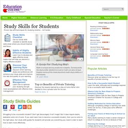 Study Skills Guide: Study Tips, Strategies & Lessons for Students