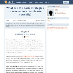 Best Strategies To Save Money People Use Normally