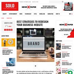 Best Strategies to redesign your Business Website