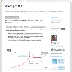 Stratégies RSE: Représentations graphiques de la maturité RSE d'une entreprise