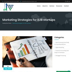 Marketing Strategies for B2B startups