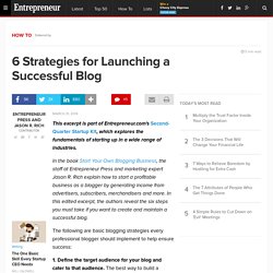 6 Strategies for Launching a Successful Blog