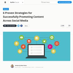 6 Proven Strategies for Successfully Promoting Content Across Social Media