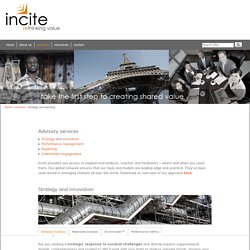 Strategy and reporting - Incite