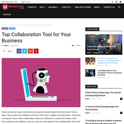 Top Collaboration Tool for Your Business