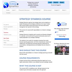 Strategy Dynamics Online Course