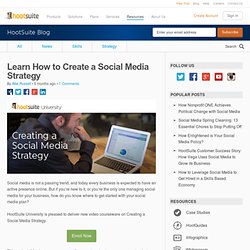 Learn How to Create a Social Media Strategy