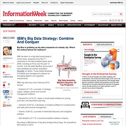 IBM's Big Data Strategy: Combine And Conquer