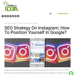 SEO strategy on Instagram; How to position yourself in Google?