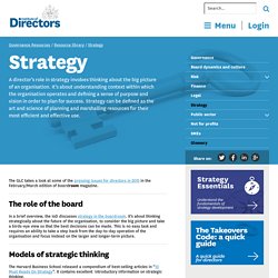 Strategy - Institute of Directors in New Zealand