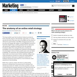 The anatomy of an online retail strategy