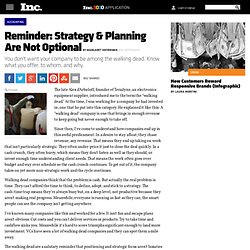 Strategy & Planning Are Not Optional