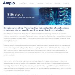 IT Strategy Platform, IT Strategy Program - Amplo Global Inc.