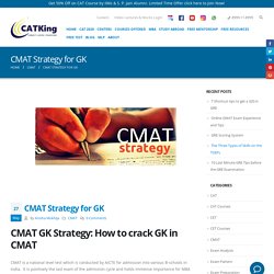 CMAT GK Strategy - How to prepare for CMAT GK CATKing Educare