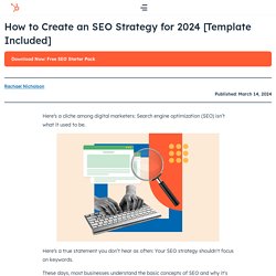 How to Create an SEO Strategy for 2021 [Template Included]