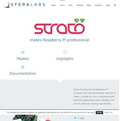 Strato Pi - Industrial Raspberry Pi - UPS RTC CAN RS485 RS232 CE FCC