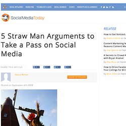 5 Straw Man Arguments to Take a Pass on Social Media