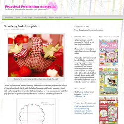 Strawberry basket template