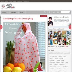 Strawberry Reusable Grocery Bag