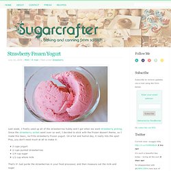 Strawberry Frozen Yogurt