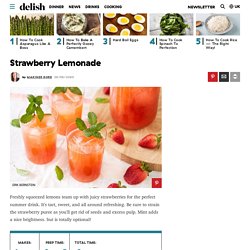 Best Strawberry Lemonade Recipe - How To Make Strawberry Lemonade