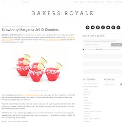 Strawberry Margarita Jell-O Shooters