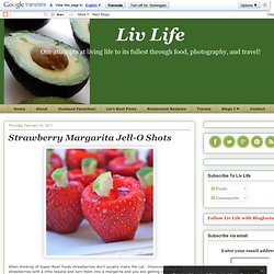 Strawberry Margarita Jell-O Shots