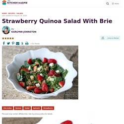 Strawberry Quinoa Salad With Brie