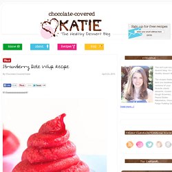 Strawberry Dole Whip Recipe - {Disney In Your Kitchen}