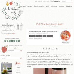 White Strawberry Lemon Sangria