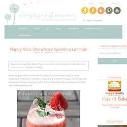 Happy Hour: Strawberry Sparkling Limeade