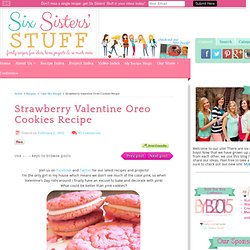 Strawberry Valentine Oreo Cookies Recipe