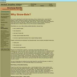 Strawhenge: Why Strawbale?