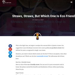 Straws, Straws, But Which One is Eco Friendly? - Wilbistraw Eco Friendly Straw