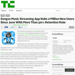 Songza Music Streaming App Nabs 2 Million New Users Since June With More Than 50% Retention Rate