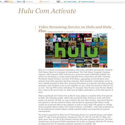 Video Streaming Service on Hulu and Hulu Plus - Hulu Com Activate