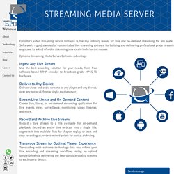 video streaming server software