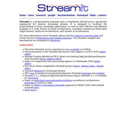 StreamIt