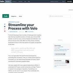 Streamline your Process with Volo
