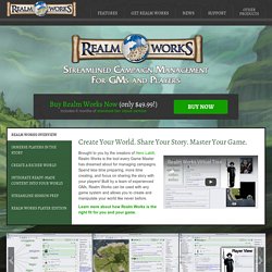 Realm Works – Streamlined Campaign Management for Players and GMs
