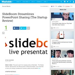 SlideBoom Streamlines PowerPoint Sharing (The ... - Mashable