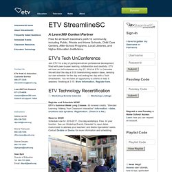 StreamlineSC - South Carolina ETV
