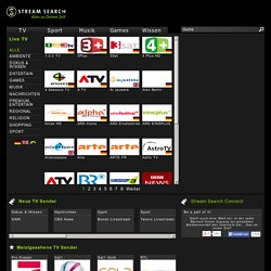 TV-Stream(s) Seite: 1 von 4! 3Plus (3+), 3Sat, 3Sat, 4 Seasons TV, A.TV Fernsehen für Augsburg und Schwaben, ...